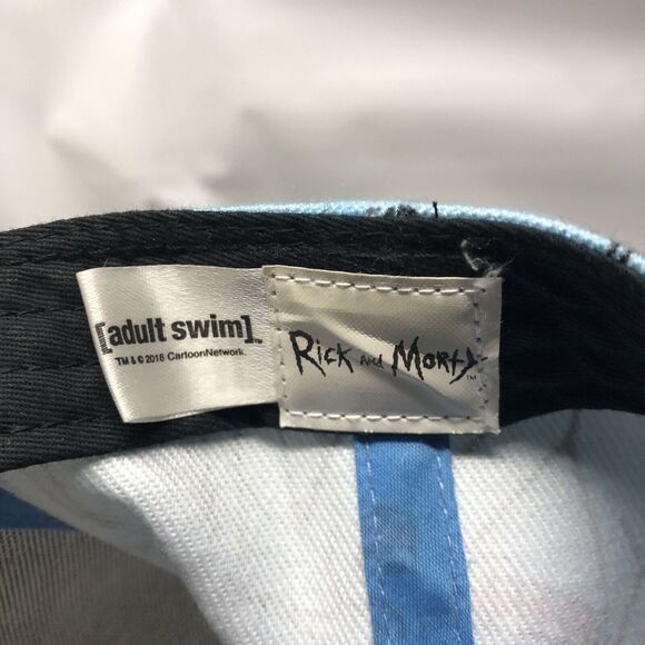 Rick and Morty Mr. Meeseeks Snapback Adjustable Hat HEY! LOOK AT ME! Graphic Cap - Picture 9 of 10